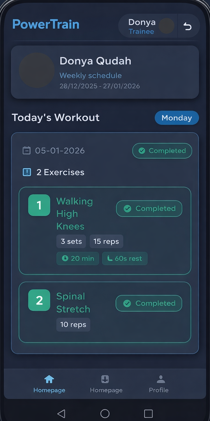 GYMini.fitness app screen placeholder 1